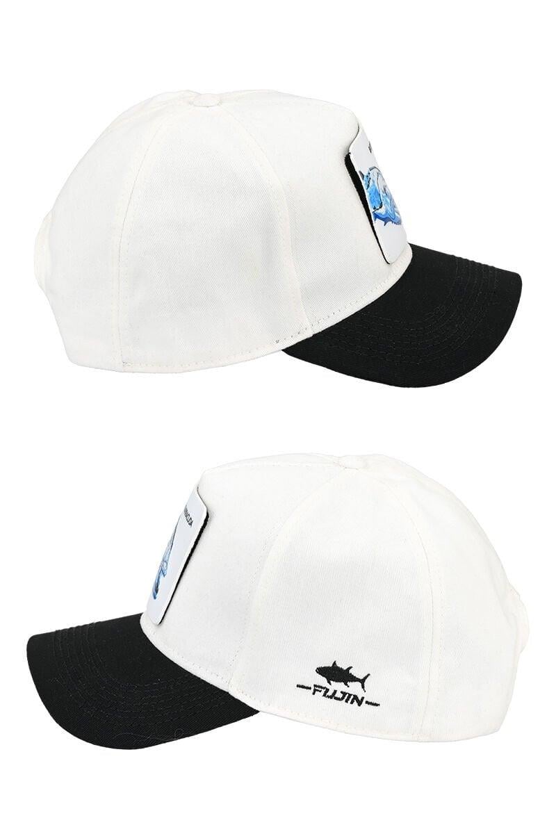 Fujin & Black Börk Baseball White Şapka + Bench