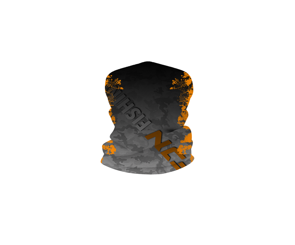 Fujin Neck Gaiter Boyunluk Camo Orange