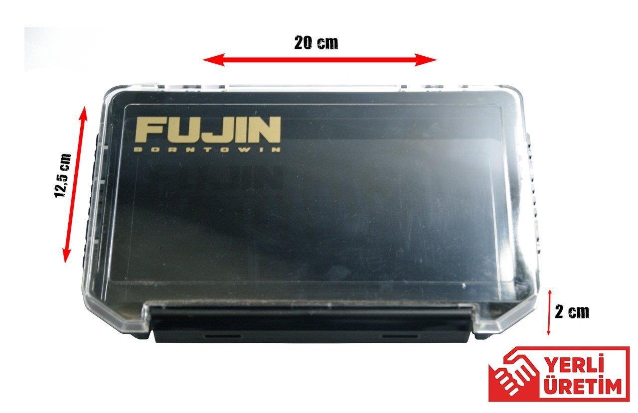 Fujin Tackle Box 30PCEA İnce Evalı Maket Balık Kutusu Siyah
