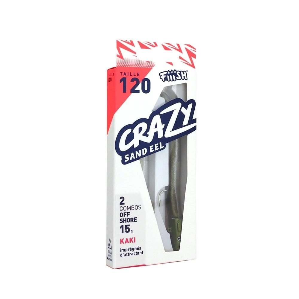 Crazy Sandeel CSE120/1 CSE528 Double Combo 15gr Kaki Silikon Yem