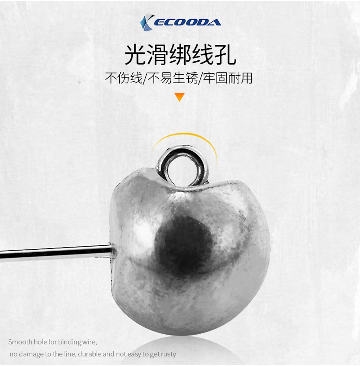 Ecooda Blow Jighead Owner Hook #8 0.5gr