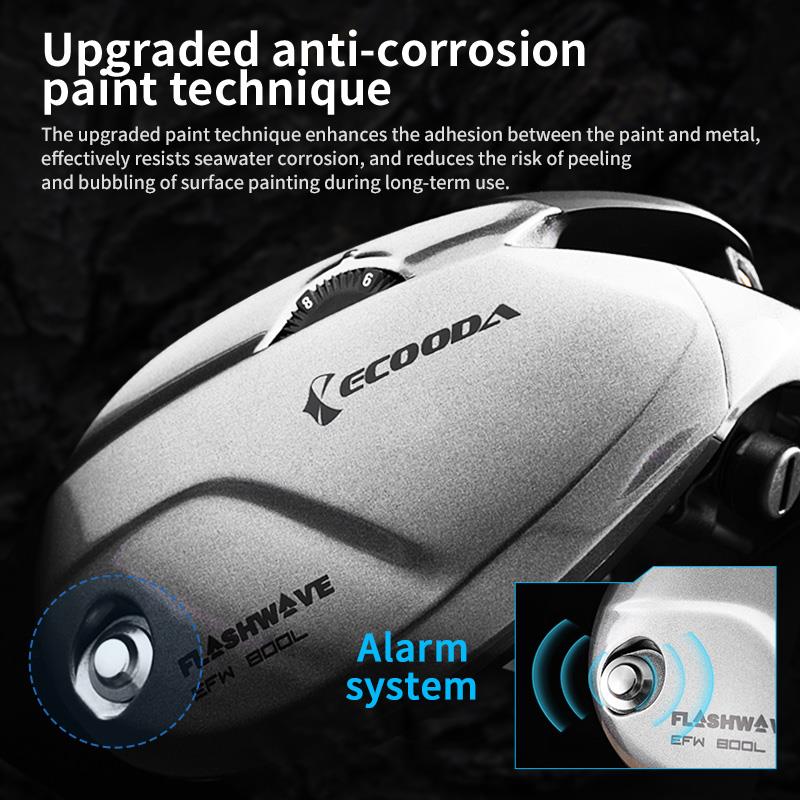 Ecooda Flash Wave 800R Bait Casting Olta Makinesi