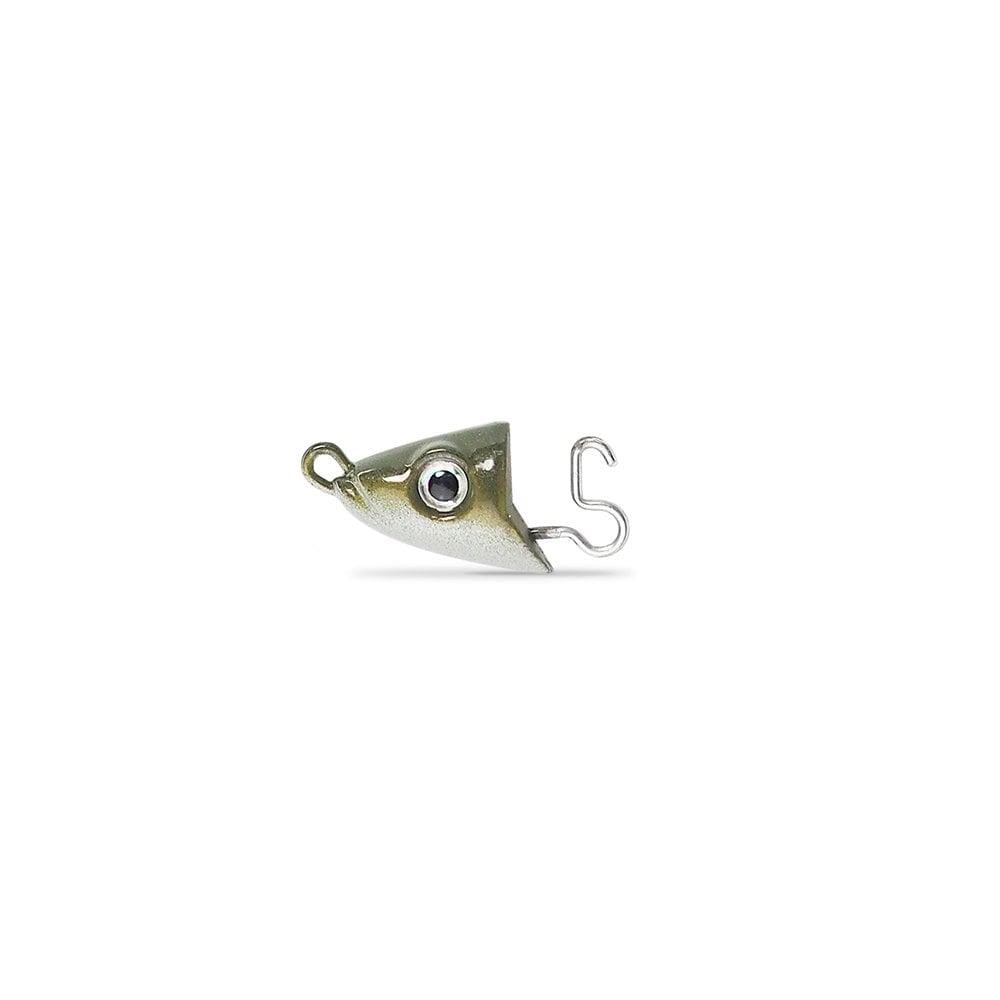 Fiiish BE150 BE1260 2 Tetes Plombees Shallow 10 gr Kaki Jighead