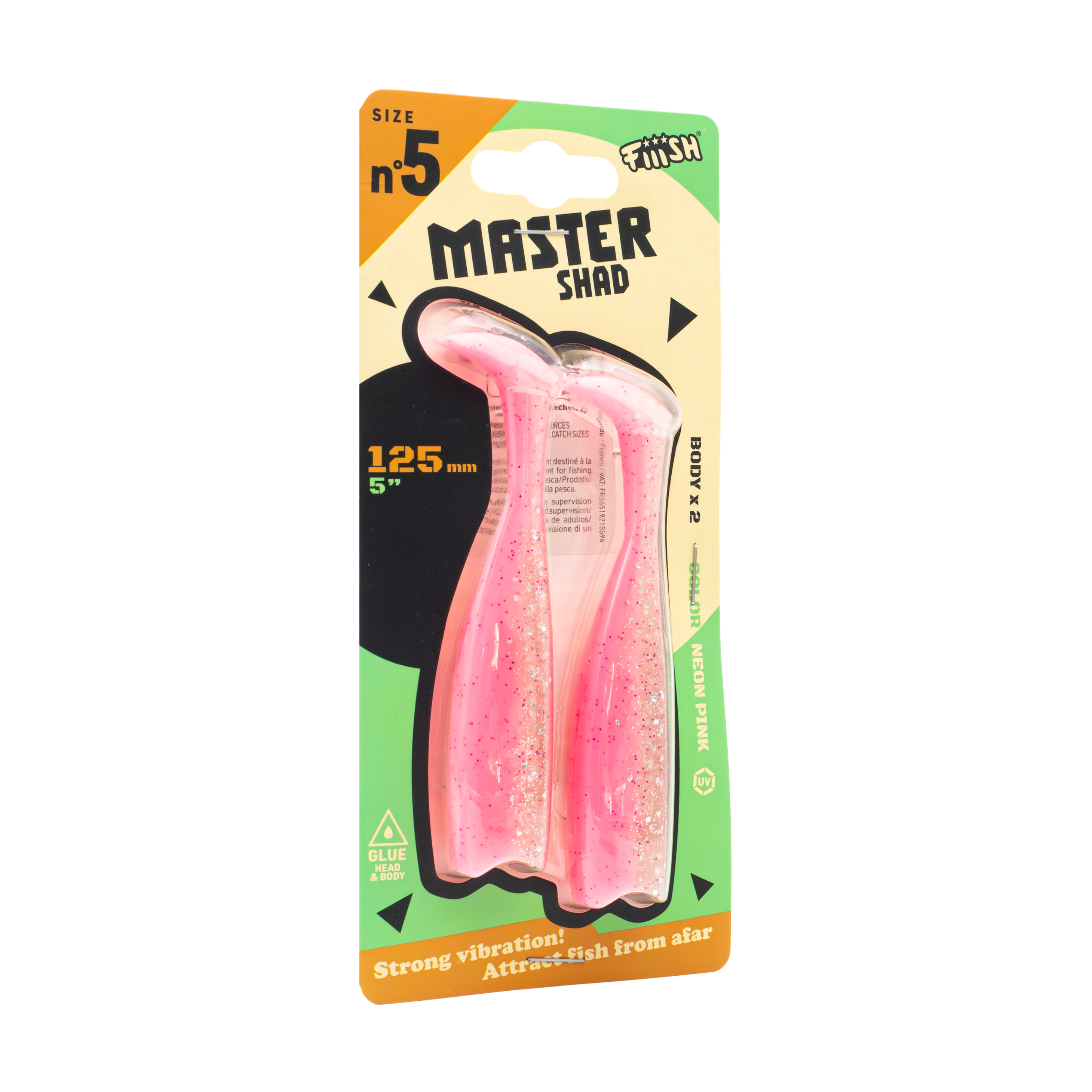 Fiiish MS125/5 MS4556 2x Gövde Neon Pink