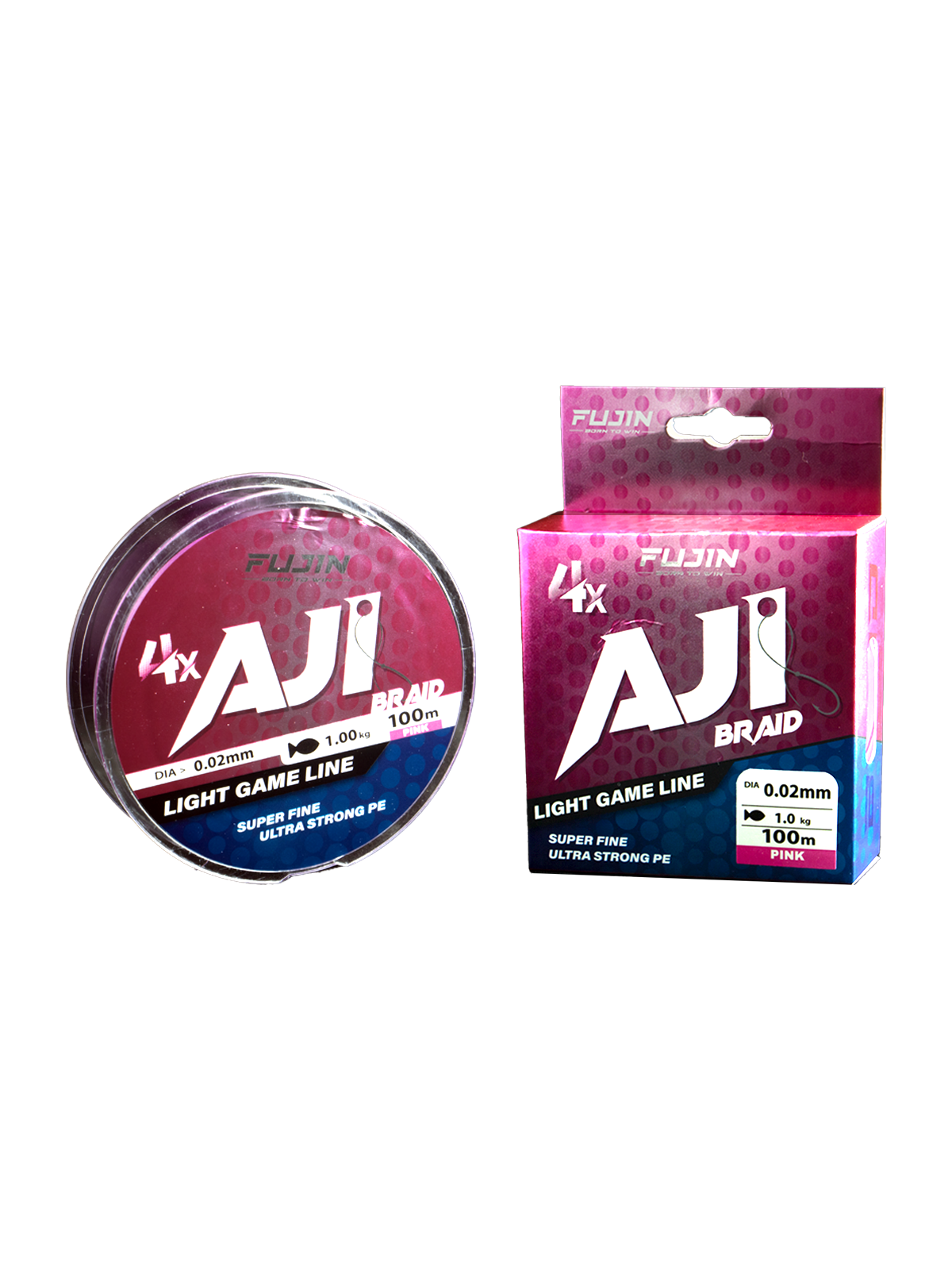 Fujin Aji Light Game Braid 4X 100Mt. Pink İp 