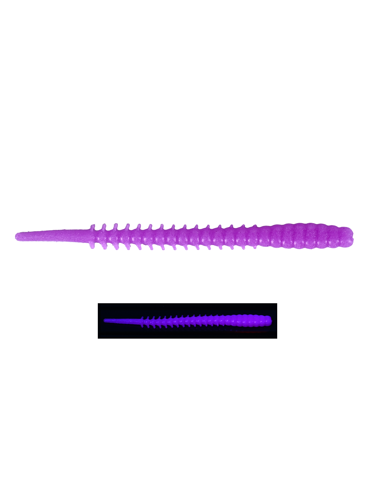Fujin Bio Worm 6cm Floating Pink Fluo UV