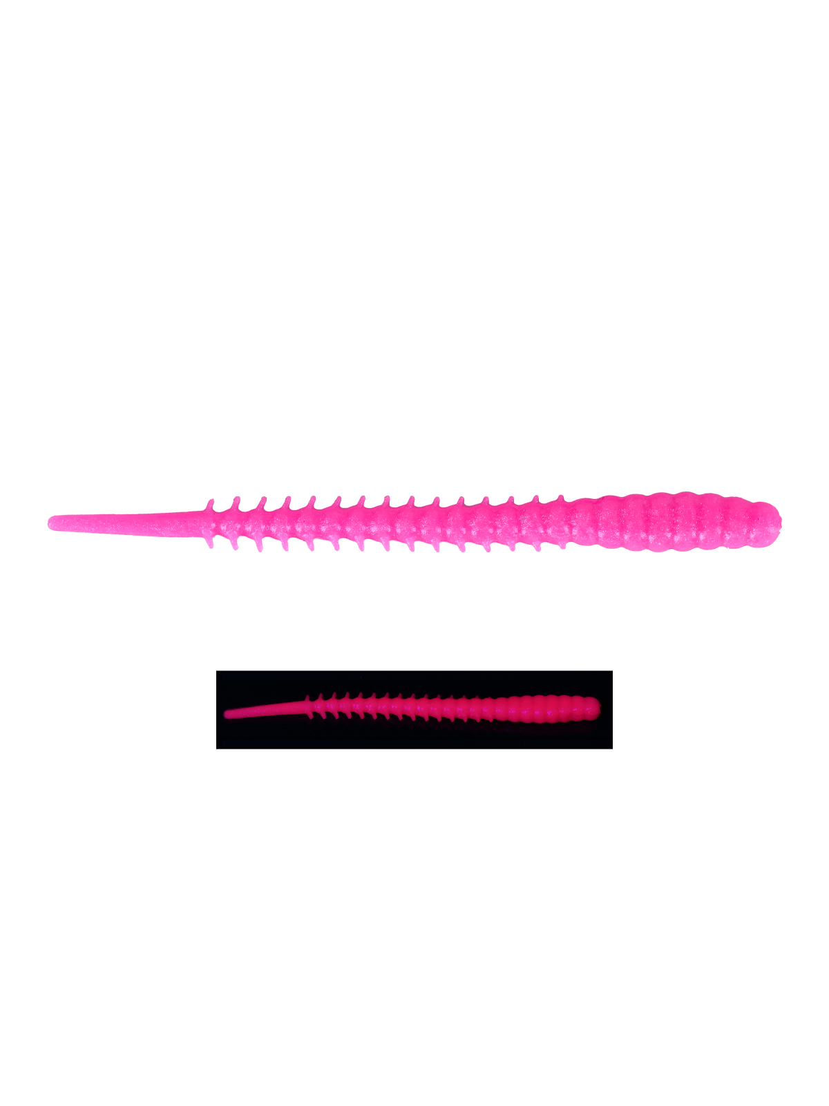 Fujin Bio Worm 6cm Floating Pink Fluo UV