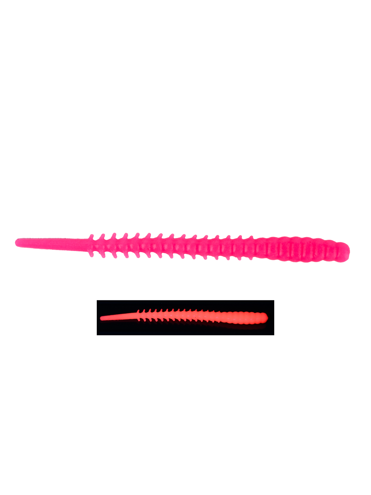 Fujin Bio Worm 6cm Floating Pink Fluo UV