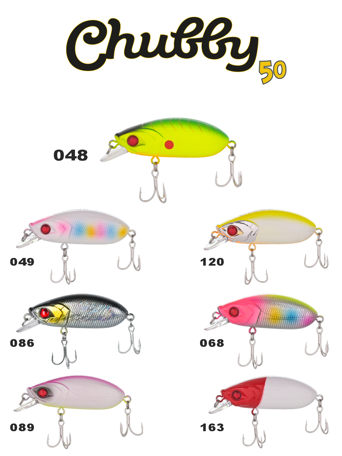 Fujin Chubby 50S 7gr 50mm #048 Red Mott