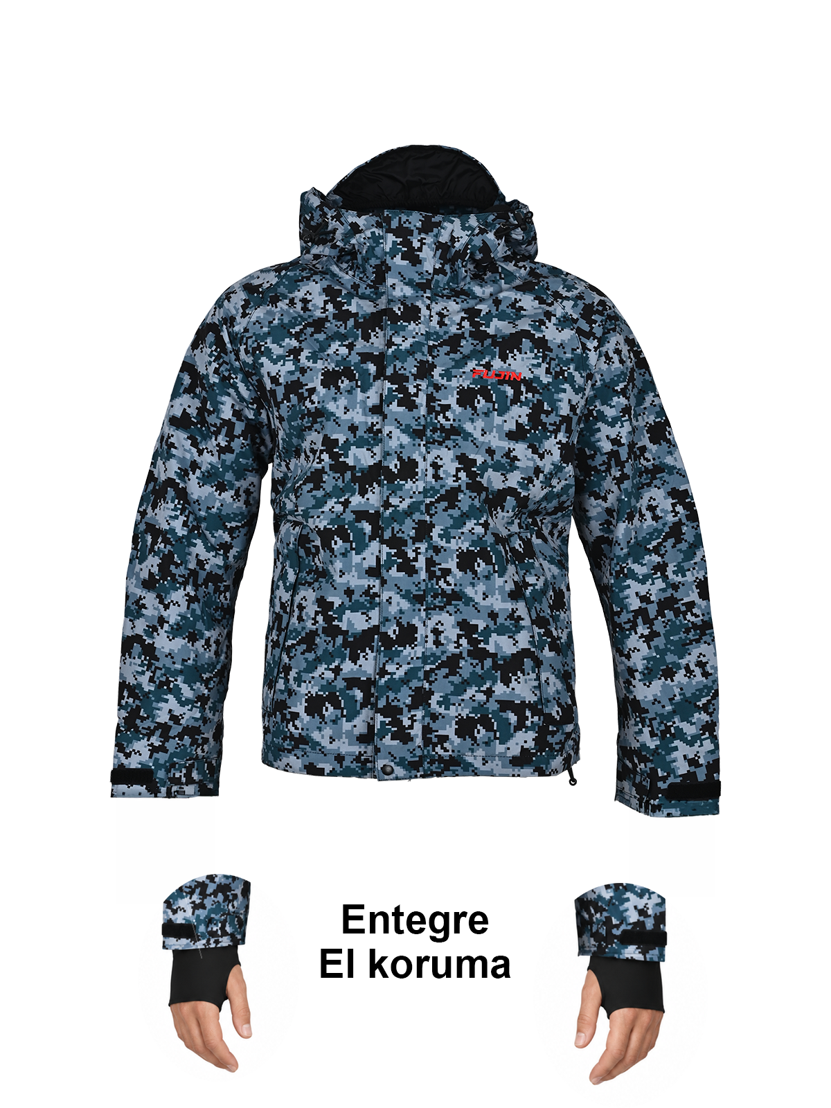 Fujin Dragon Rain Wear Yağmurluk Blue Camo