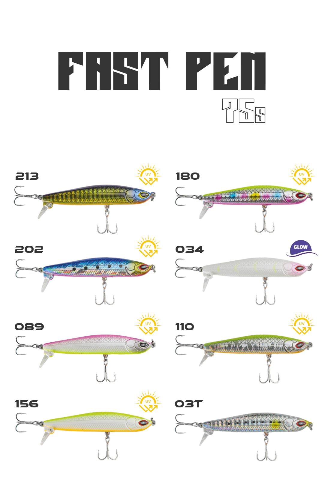 Fujin FastPen 75mm 14gr #034 Glow Purple