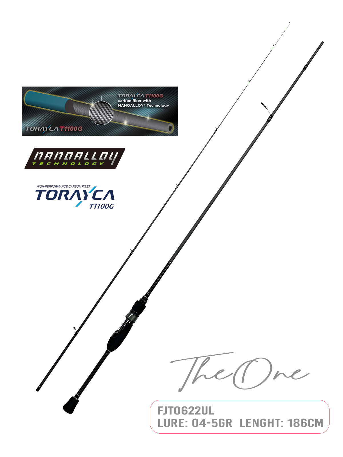 Fujin Fujin TheOne 186cm 04-5gr LRF Kamışı 622UL