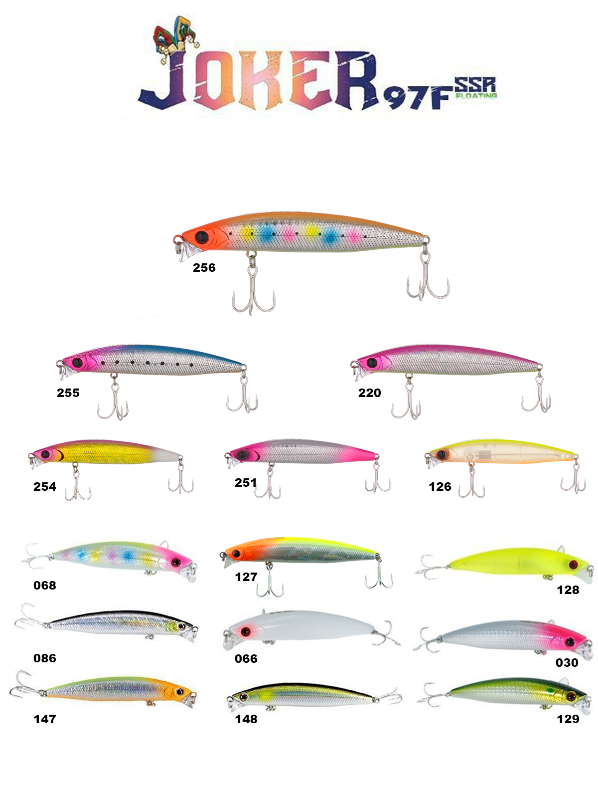 Fujin Joker 97mm 12.6gr SSR Floating Maket Balık