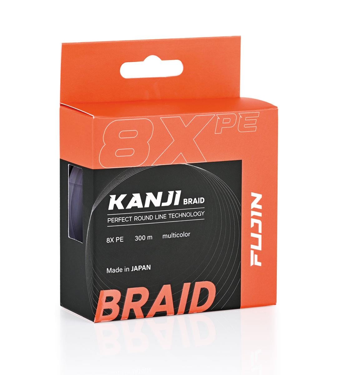 Fujin Kanji 8X 300MT 0.165mm Multi Color Pe Line