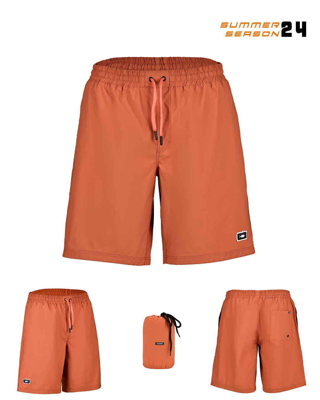 Fujin Pro Angler Board Short Mayo Ginger #S