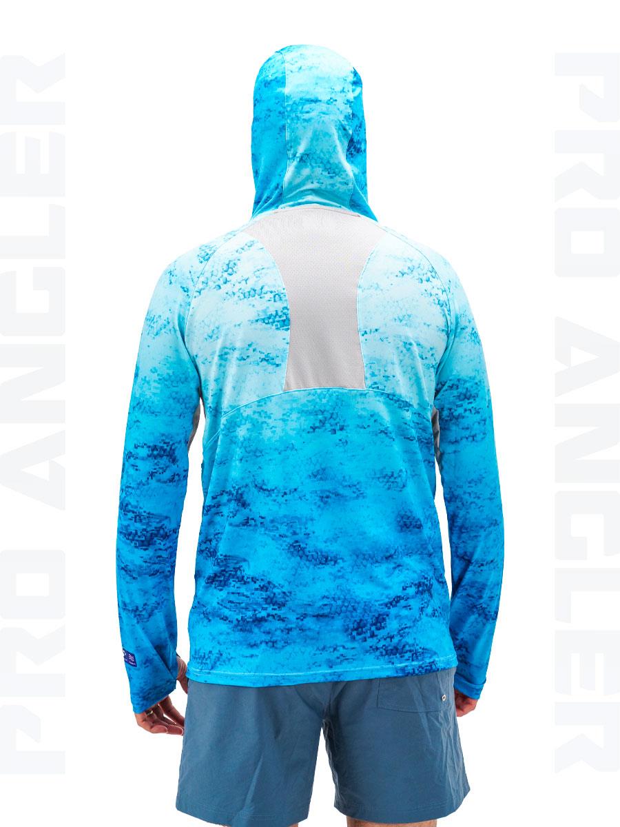 Fujin Pro Angler S24 Buff&Hoodie Blue Wave #S