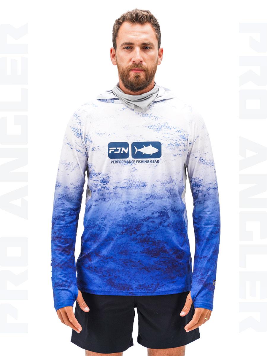 Fujin Pro Angler S24 Buff&Hoodie Grey Wave #S