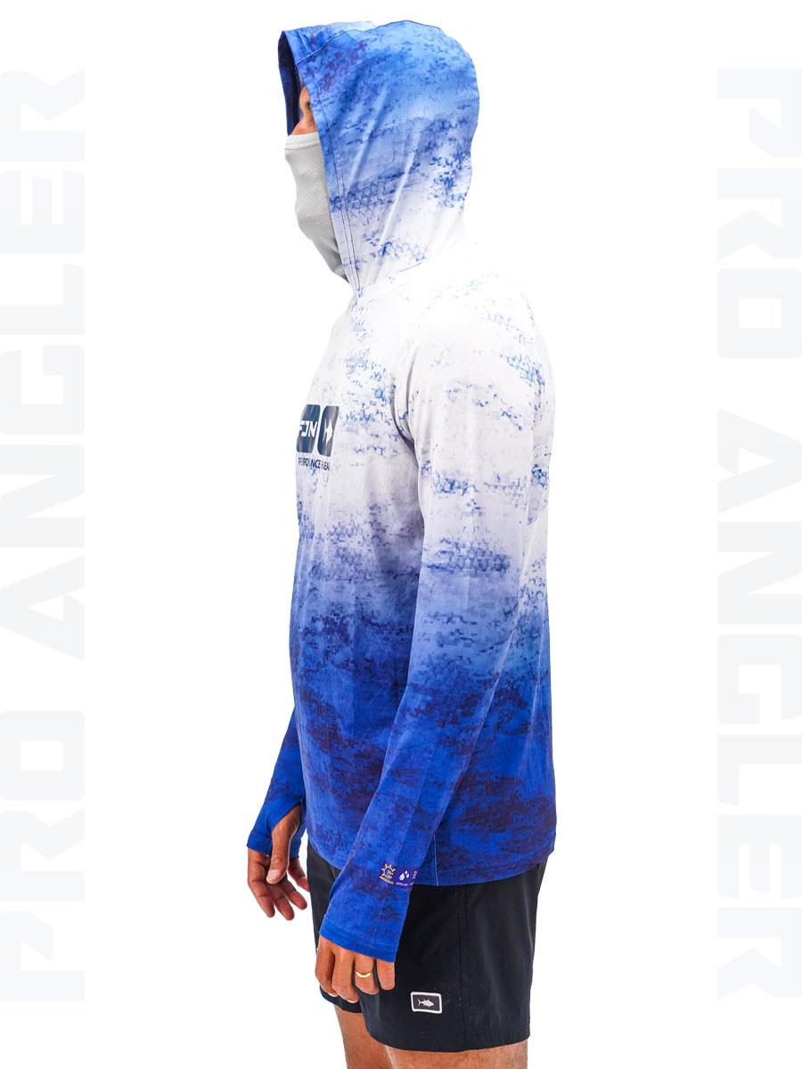 Fujin Pro Angler S24 Buff&Hoodie Grey Wave #S