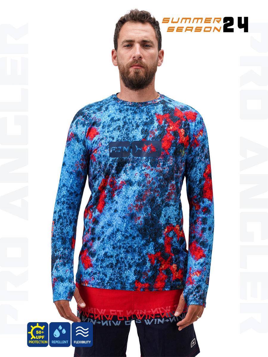 Fujin Pro Angler S24 T-Shirt Red Reef #S