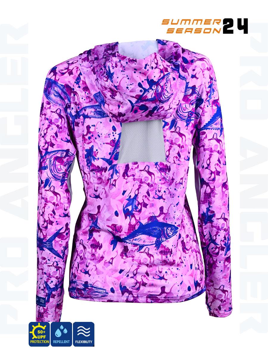 Fujin Pro Angler S24 Women Hooded Echo Purple #S
