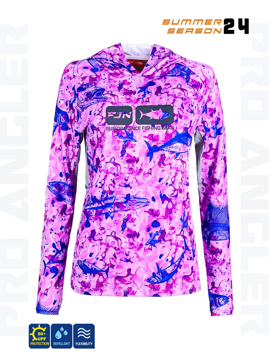 Fujin Pro Angler S24 Women Hooded Echo Purple #S