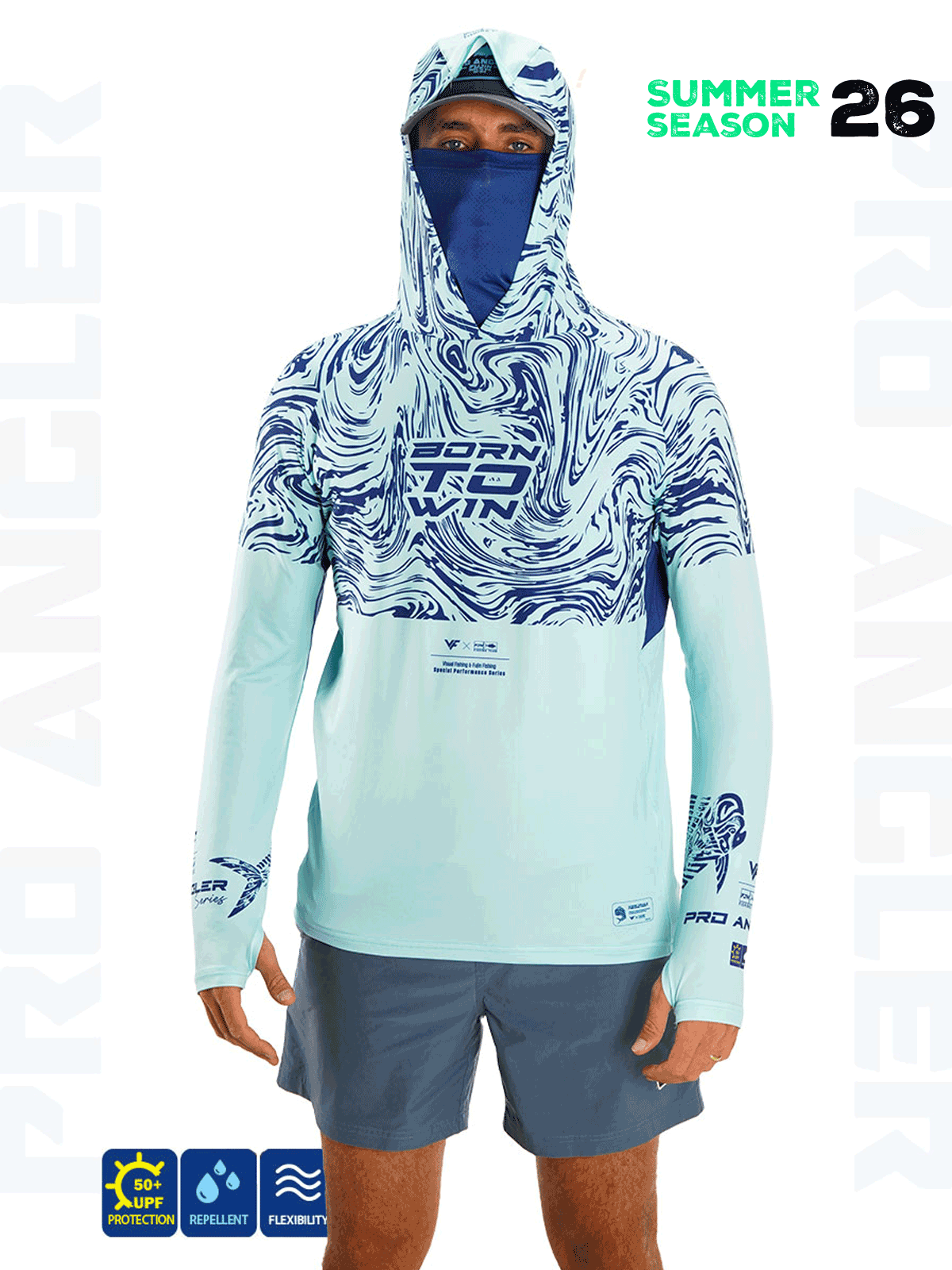Fujin Pro Angler S26 Buff&Hoodie Izohips Mint