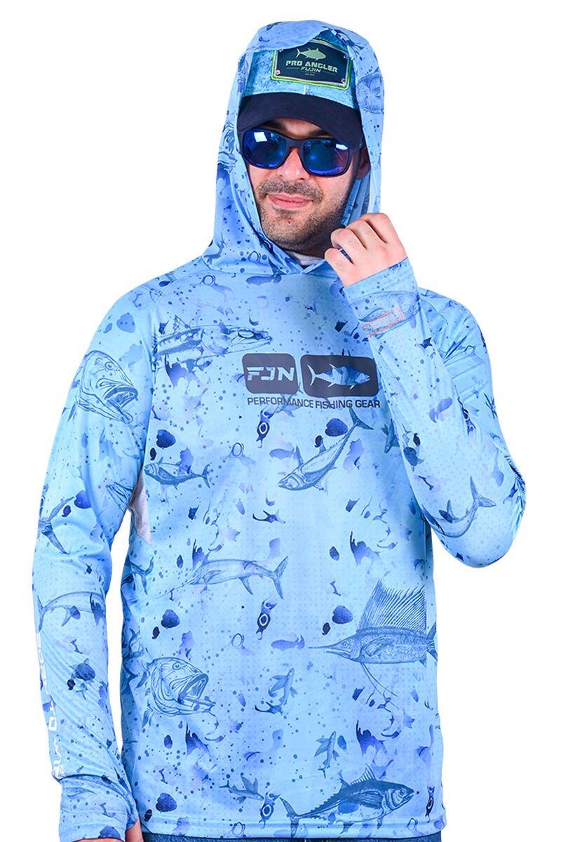Fujin Pro Angler T-Shirt Blue Fish 