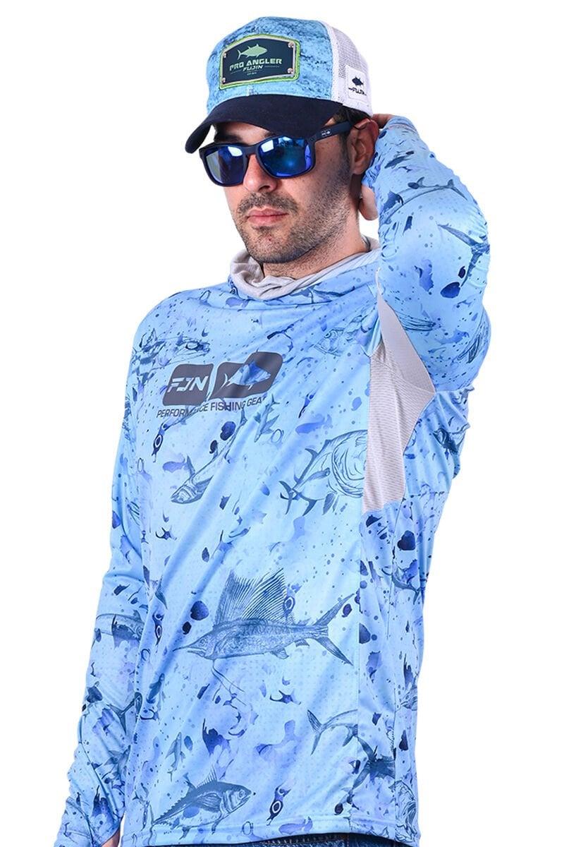 Fujin Pro Angler T-Shirt Blue Fish 