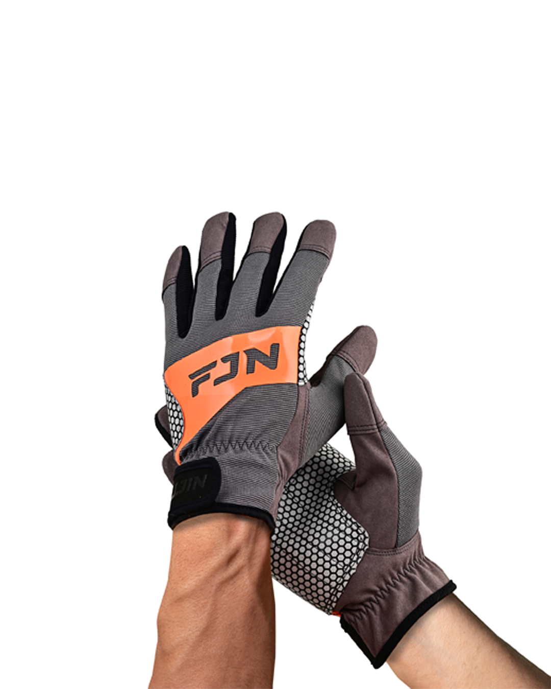 Fujin Pro Angler Trolling Gloves Grey #M/L