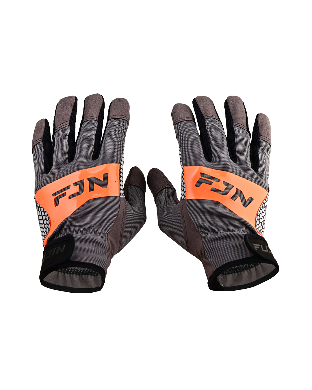 Fujin Pro Angler Trolling Gloves Grey #M/L