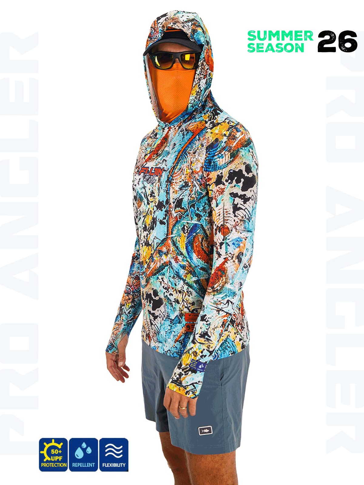 Fujin Rolla S26 Buff&Hoodie Makai Orange #S