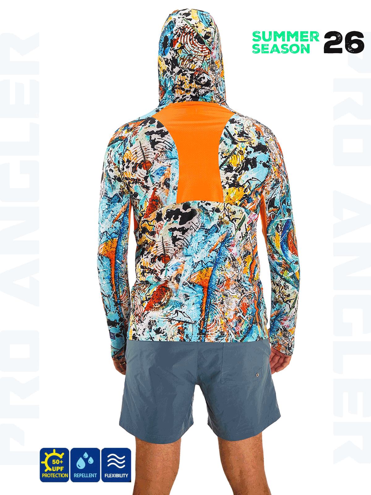 Fujin Rolla S26 Buff&Hoodie Makai Orange #S
