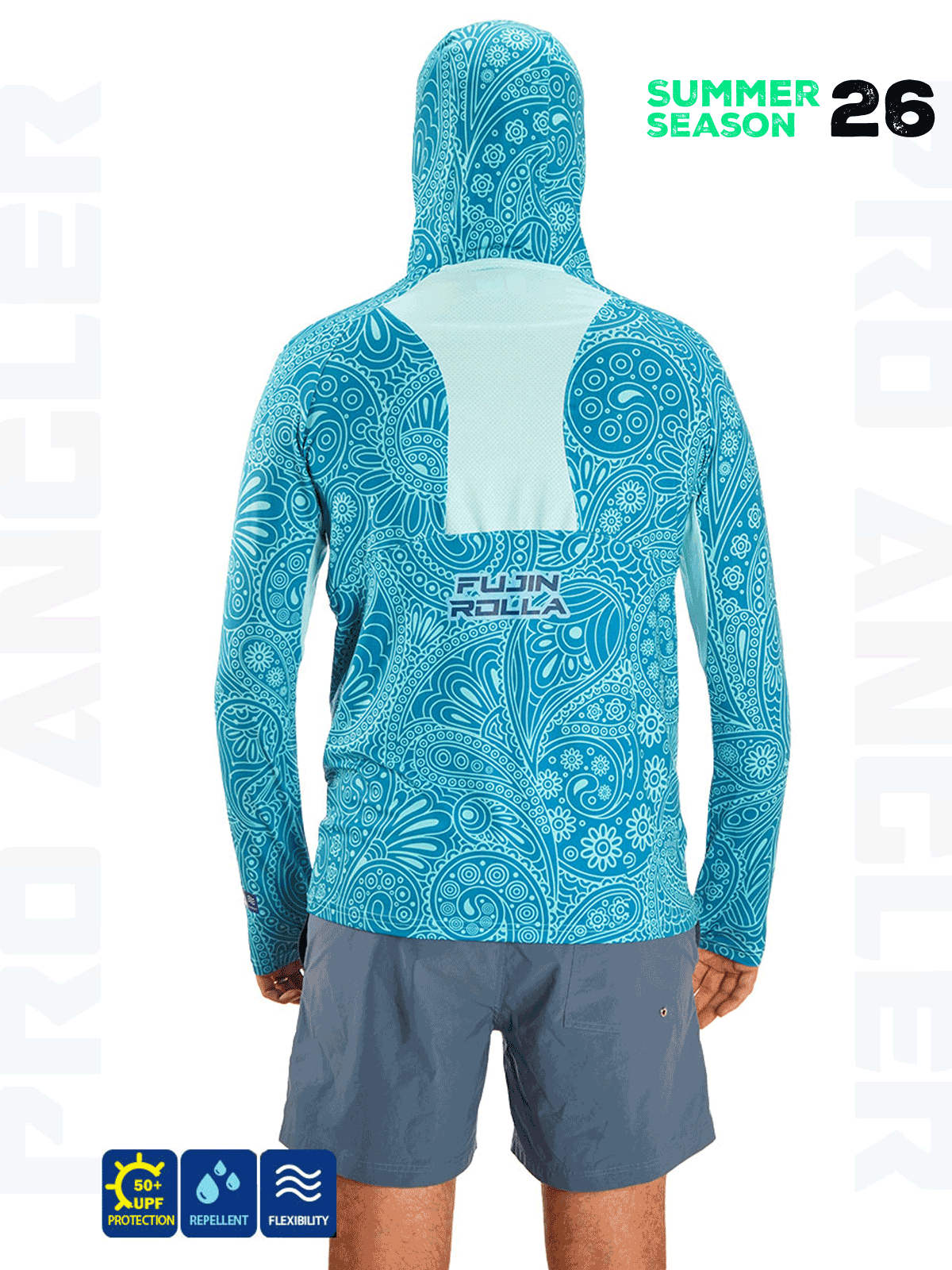 Fujin Rolla S26 Buff&Hoodie Swordfish Mint #S