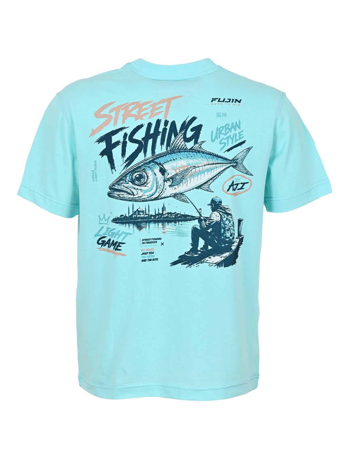 Fujin S26 Street Fishing T-Shirt Turquoise