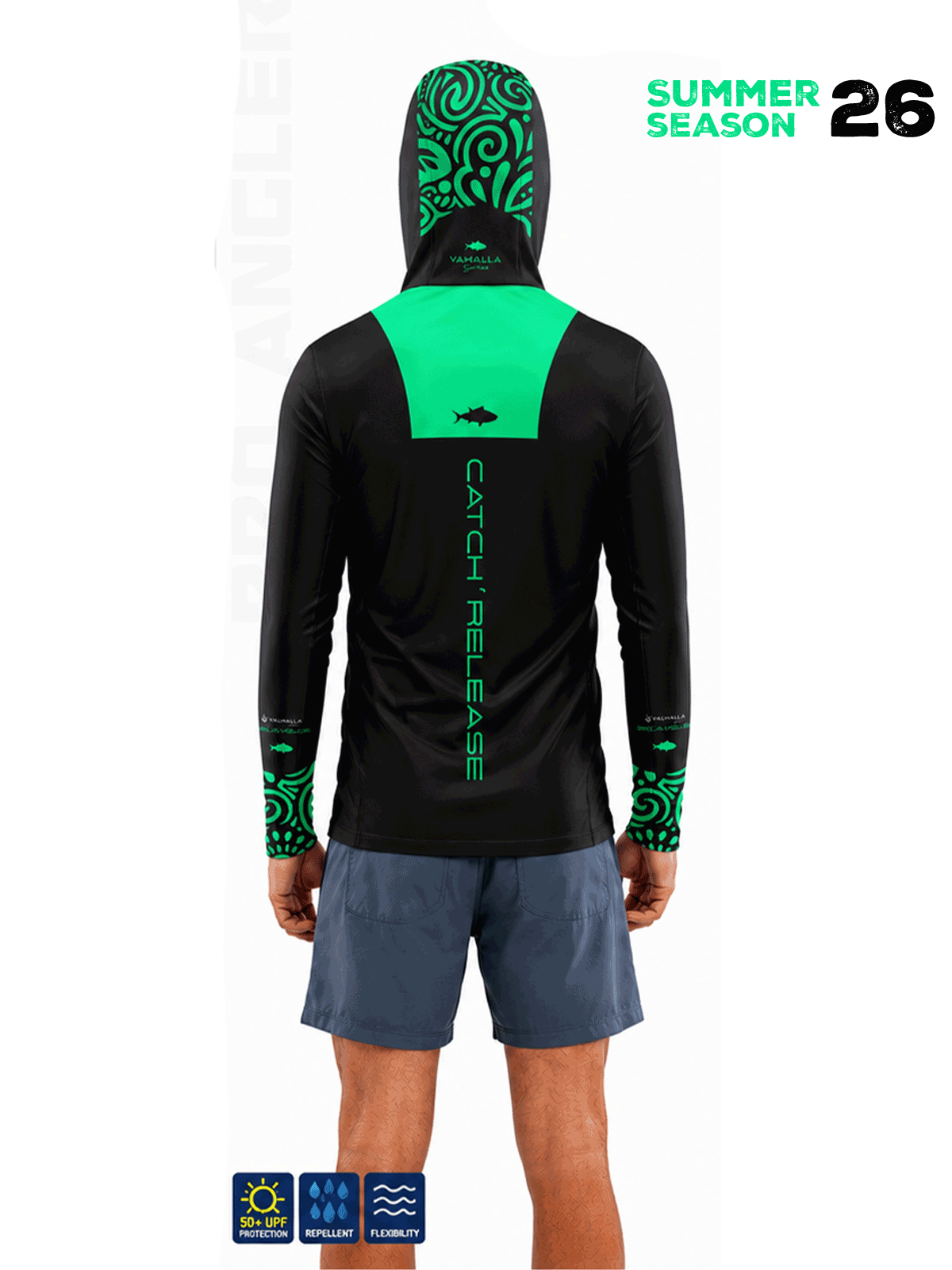 Fujin Valhalla Algea S26 Black Green #S