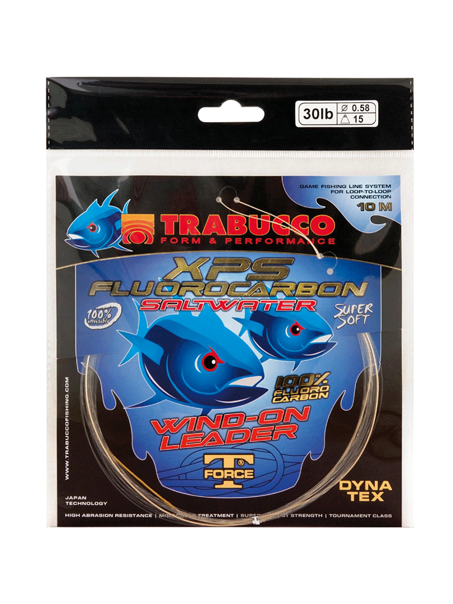 Trabucco T-Force Wind-On FC Leader 10mt 30lb