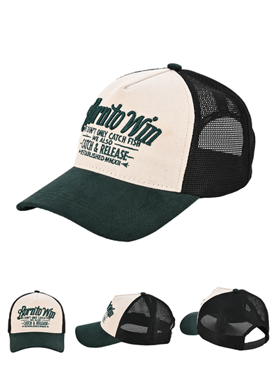 Fujin BTW Trucker Şapka Beige Green