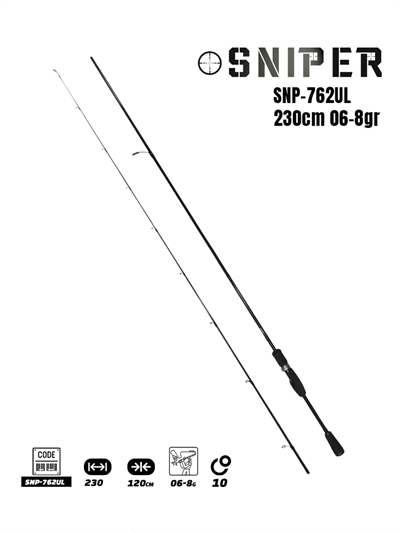 Fujin Sniper 230cm 06-8gr Ultra Light LRF Kamışı FSN-762UL