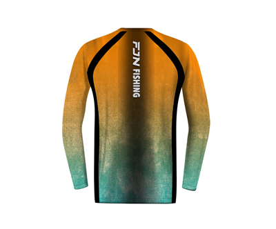Fujin Performance T-Shirt Aqua Orange