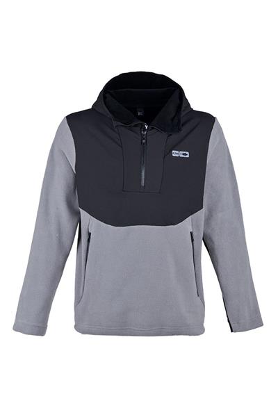 Fujin SeaGame Technical Polar Hoodie Black Grey