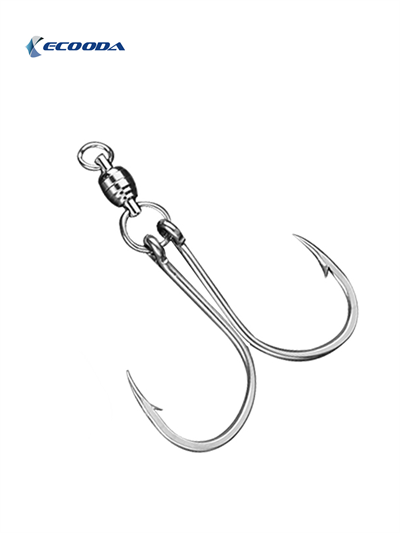 Ecooda Cyan Blue Chain Hook Spanish Mackerel #7/0