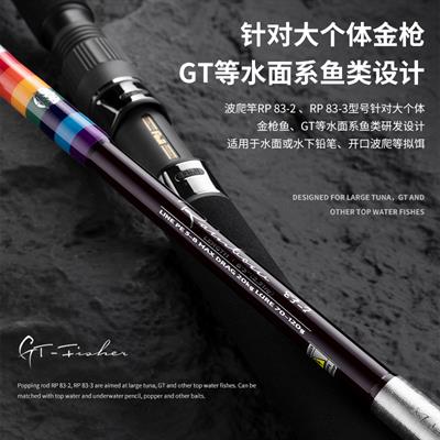Ecooda GT-Fisher Rainbow 83 251cm 60-100g Popping