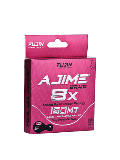 Fujin Ajime Braid 8x 150mt 0.2PE 0.08mm Pink