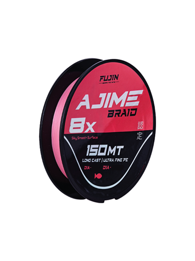 Fujin Ajime Braid 8x 150mt 0.2PE 0.08mm Pink