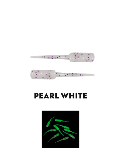 Fujin Baby FRY 2cm LRF Silikonu Pearl White Glow