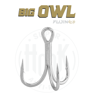 Fujin Big OWL Süper Anti-Rust Üçlü Kanca