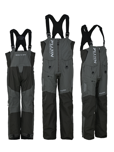Fujin Bigsea Offshore Bibs Grey Khaki