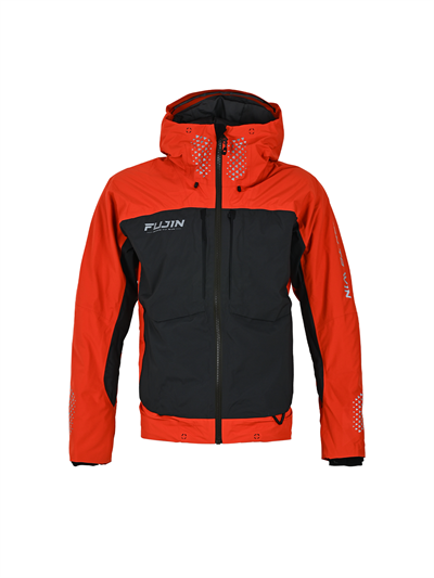 Fujin Bigsea Offshore Jacket Grey Orange