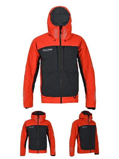 Fujin Bigsea Offshore Jacket Grey Orange