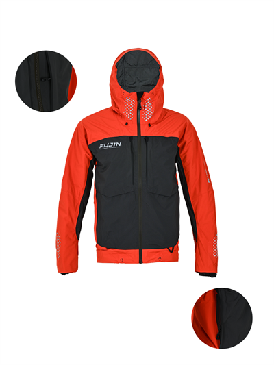 Fujin Bigsea Offshore Jacket Grey Orange